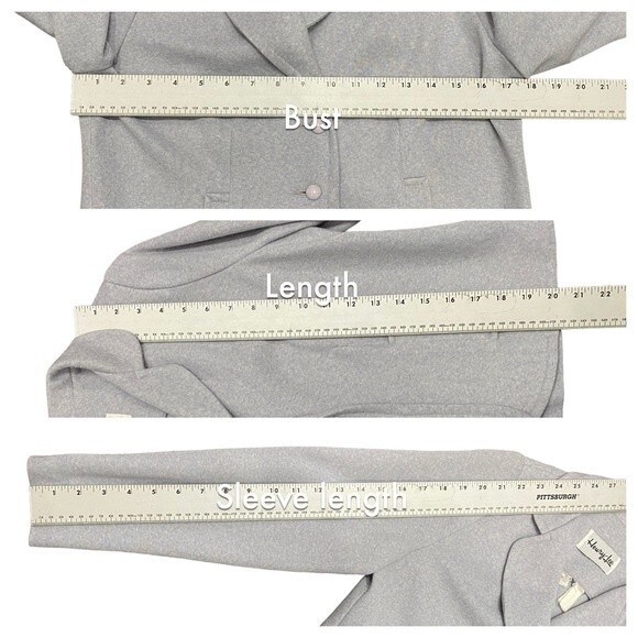 VINTAGE 1960s union made HENRY LEE wool sweater winter jacket dress sz SMALL - Picture 4 of 16